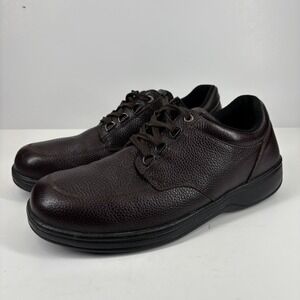 Orthofeet Avery Island 420 Men's US 11.5 2E Wide Brown Leather Diabetic Shoes